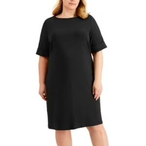 Karen Scott Sport T-Shirt Dress Women's Short Sleeve Above Knee Sz XL